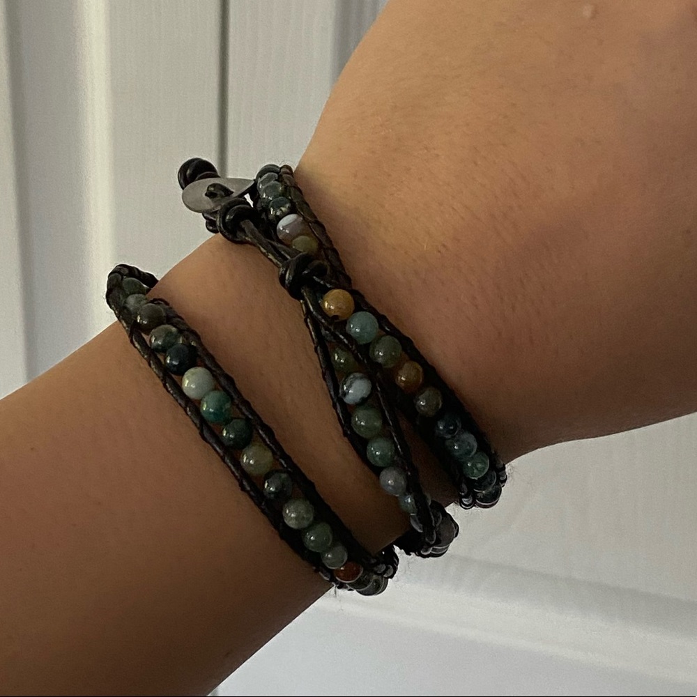 Earth Tone Wrap Bracelet